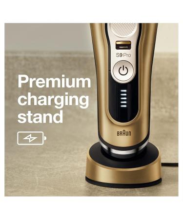 Braun Series 9 Pro 9419s Electric Razor for Men - Waterproof Foil Shaver Wet & Dry Shave ProLift Beard Trimmer Charging Stand Gold - Buy Online on GoSupps.com