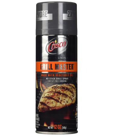 Crisco Professional Oil Spray, Grill Master, 12 Ounce 12 Ounce (Pack of 1) Grill Master
