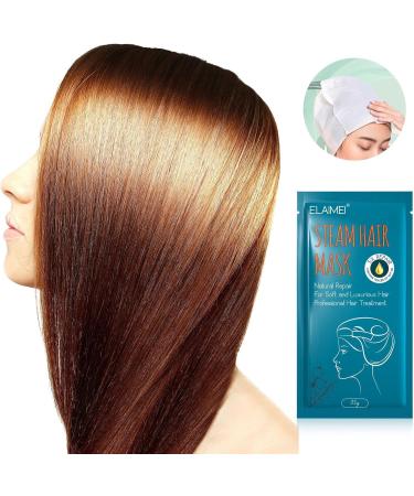 Steam Free Repair Hair Mask 4 Sheets Baked Oil Nourishing Smoothing Moisturizing Olive Essence Professional Hair Care Gentle Luxurious Conditioner For - Buy Online on GoSupps.com