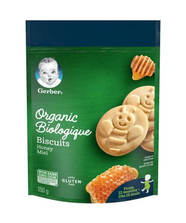 GERBER Organic Biscuits Honey Flavour Toddler Snack