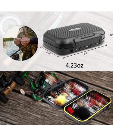 Premium Fly Fishing Flies Kit - 36/78Pcs Lures Assortment for Trout in Waterproof Box - Buy Online on GoSupps.com