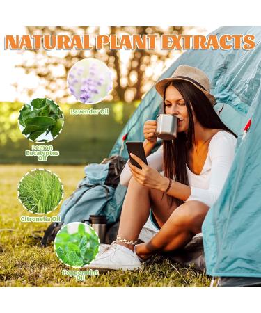 Adjustable Deet-Free Mosquito Repellent Bracelet Set - 16 Pcs for Adults and Kids - Waterproof and Natural Insect Repellent Bands - 1 Week Protection - Solid Color - Buy Online on GoSupps.com