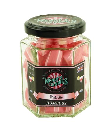 Wendy's Candies - sweets Humbugs - Pink Gin Cocktail - Handcrafted confectionery - delicious sweet - Candy - gifts ideas for all occasions - ref PG PINK-GIN