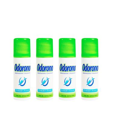 LOT OF 4 Odorono Anti-perspirant Deodorant Powder Fresh 2.5 OZ NEW by Odorono