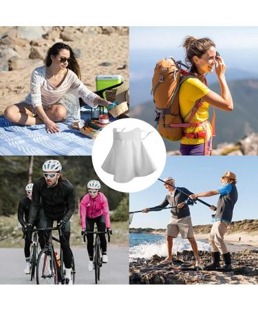 Ibuloule Sun Face Shield - UV Protection Light Cooling Facial Cover with Ear Loops - Summer Sun Protection Scarf in Gray - Buy Online on GoSupps.com