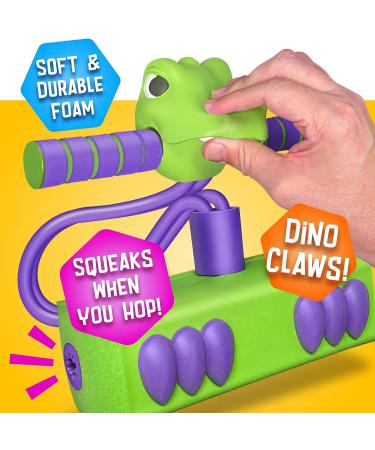 Pogo Saurus Foam Pogo Jumper for Kids 3-7 Years Old - Dinosaur Toys for Boys and Girls | Indoor & Outdoor Pogo Stick Toy (Up to 250 lbs) - Buy Online on GoSupps.com