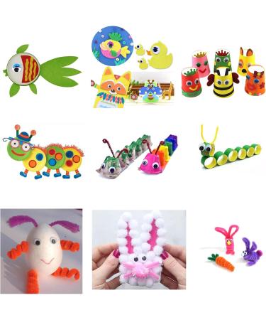 TOAOB 300pcs Self Adhesive 12mm Black Wiggle Googly Eyes for DIY Arts Crafts - Buy Online on GoSupps.com