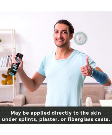 Cast Comfort Itching & Odor Relief Spray | Cooling & Cleaning for Itchy Casts - Blue Single - Buy Online on GoSupps.com