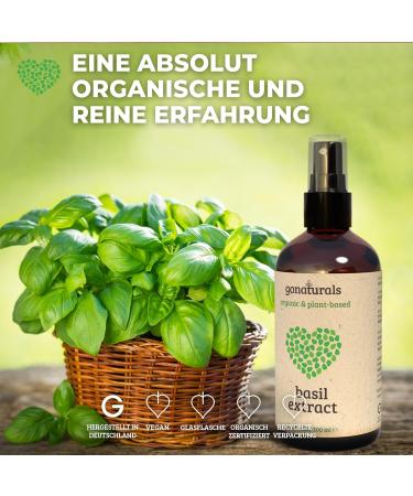 Gonaturals Basil Extract Bio | 100ml Spray for Thin Dry & Brittle Hair | Vegan Cruelty-Free | Prevent Hair Loss & Nourish Hair Care - Buy Online on GoSupps.com