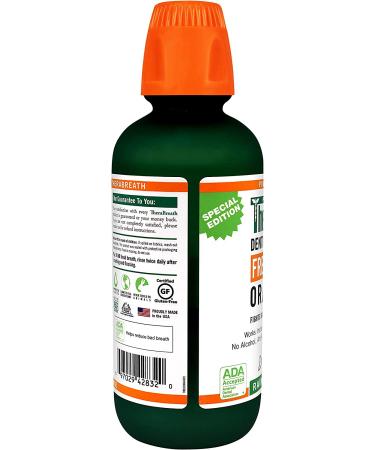 TheraBreath Fresh Breath Oral Rinse - Rainforest Mint 16 oz | Fight Bad Breath - Buy Online on GoSupps.com