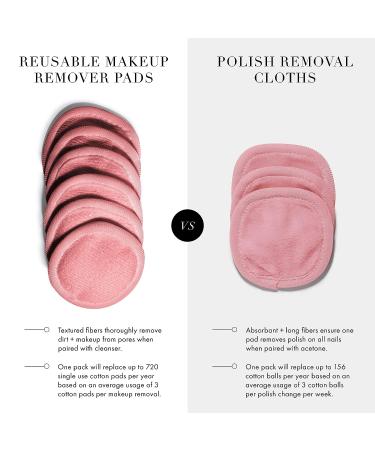 Tweezerman Rose Tea Reusable Makeup Remover Pads - Eco-Friendly Skincare Solution - Buy Online on GoSupps.com