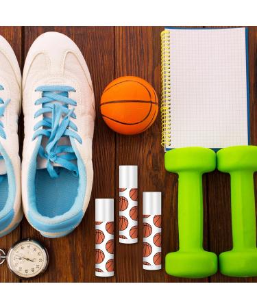 24 Pcs Basketball Lip Balm Bulk for Team Gifts Sports Moisturizing Jasmine Taste Lipstick Basketball Party Favors for Women Players Sports Teachers Fans Birthday Party Supplies - Buy Online on GoSupps.com