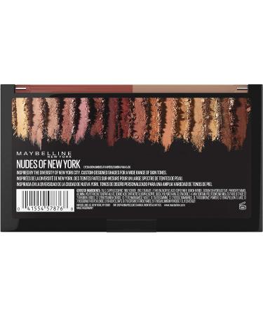 Maybelline New York Nudes Eyeshadow Palette - Custom Designed for Diverse Skin Tones, 0.634 Oz - THE NUDES OF NEW YORK - Buy Online on GoSupps.com