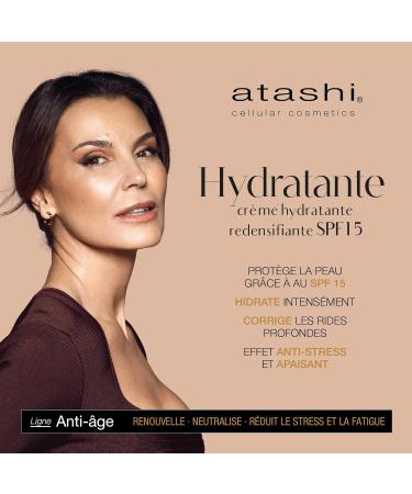 Atashi | Eternal Youth Ritual | L Essenza Eterna Anti-Aging Serum + Redensifying Moisturizing Cream SPF 15 + Free White Nail Polish Kit | Rejuvenates and Protects Your Skin | 30 ml + 50 ml - Buy Online on GoSupps.com