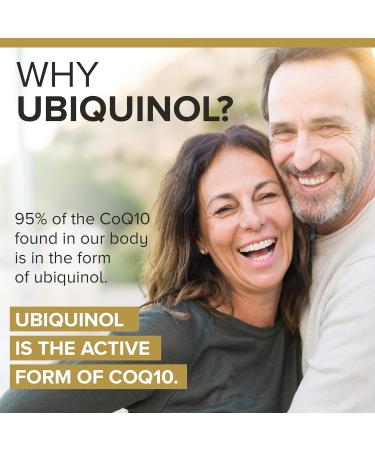 Qunol Ubiquinol CoQ10 200mg Softgels - Antioxidant for Heart Health (60 Count Pack of 2) | Buy Internationally - Buy Online on GoSupps.com