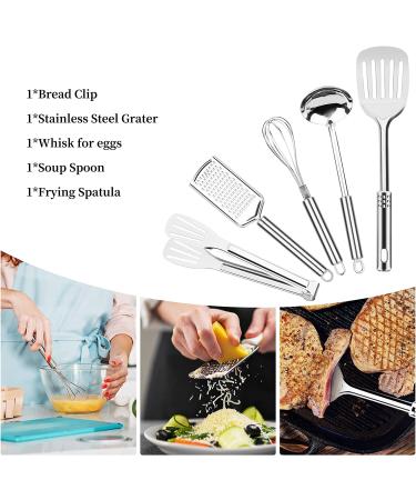 Stainless Steel Camping Cooking Utensils Set - 16 PCS BBQ Cookware Gear for Travel, RV, Picnic - Portable Kitchen Accessories - Buy Online on GoSupps.com
