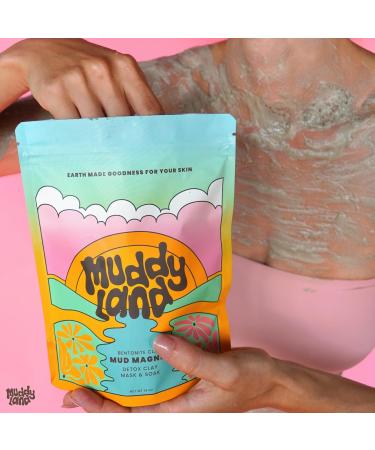Mud Magnet - Bentonite Clay Mask & Detox Bath | Purify Skin & Detoxify | International Shipping Available - Buy Online on GoSupps.com