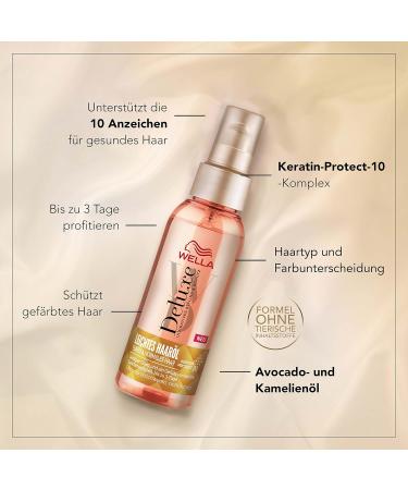 Wella Deluxe Light Hair Oil 100ml - Shine & Smoothness Frizz Control for Fine Hair Enriched with Avocado & Camellia Oil - Buy Online on GoSupps.com