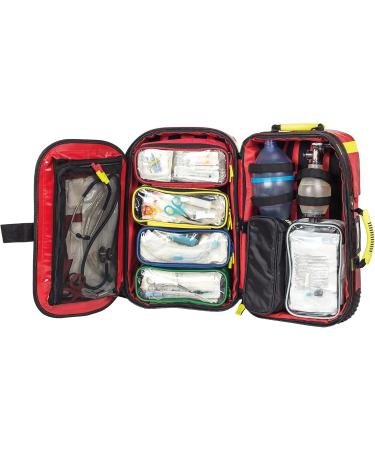 EB EMERAIR Ventilation Case - Robust Red Tarpaulin Emergency Case for Doctors & Rescue Services | Includes Module Bags & Ampoule Kit - Buy Online on GoSupps.com