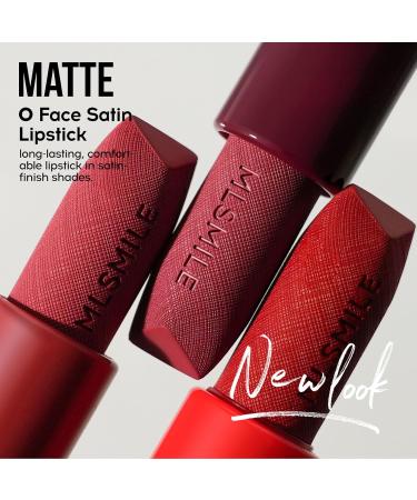 3 Pack Matte Lipsticks Embossed Velvet Matte Lipstick Moisturizing Oily Non-Fading - Buy Online on GoSupps.com