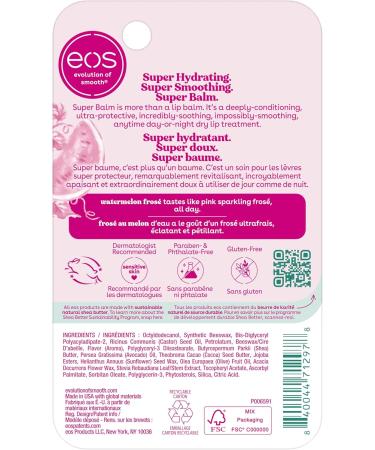 eos 24H Moisture Super Balm Watermelon Frose 10 ml(Packaging May Vary) pack of 1 - Buy Online on GoSupps.com
