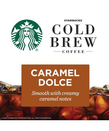 Starbucks Cold Brew Coffee Caramel Dolce Pods - 36 Count Pack - Buy Online on GoSupps.com
