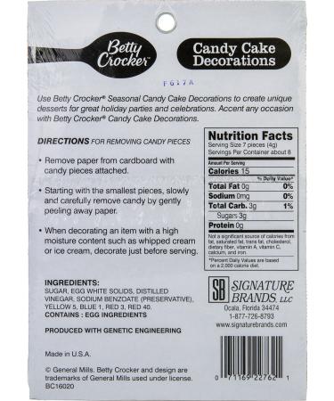 Betty Crocker Cake Decor Letters - 1.1 oz: Add Personalized Touch to Your Cakes - Buy Online on GoSupps.com