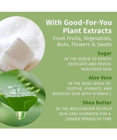 Festive Hempz Treat Yourself Holiday Skin Care Gift Set | Moisturizing Body Wash Scrub & Moisturizer - Perfect for Dry Skin | Ideal Gift for Men & Women | International Shipping - Buy Online on GoSupps.com