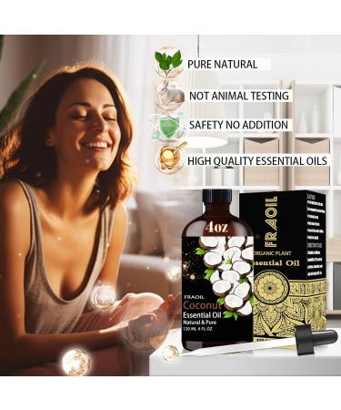 Fresh Linen Essential Oil 8 Fl Oz and Coconut Essential Oil 4 Fl Oz for Diffuser Humidifier Yoga Cleaning DIY Candle Soap Making Perfume Gift for Essential Oils - Buy Online on GoSupps.com