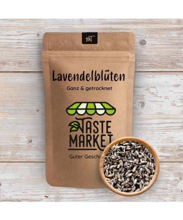  TASTE Guter Geschmack 100g Lavender Flowers - Whole Dried Lavender - Intense Lavender - Whole Flowers - 100% Natural - Buy Online on GoSupps.com