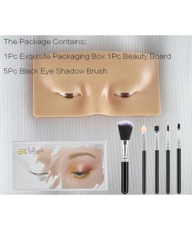 3D Silicone Practice Face Board for Makeup Artists, Students & Beginners - 5 Piece Cosmet Yellow - Buy Online on GoSupps.com