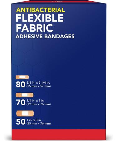 All Health Fabric Adhesive Bandages - 200 Count Assorted Sizes Variety - Buy Online on GoSupps.com