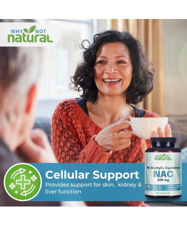 NAC Supplement 600 mg N-Acetyl Cysteine Capsules Pure N-Acetylcysteine No Filler - Buy Online on GoSupps.com
