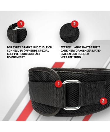 Weightal Leaks Fitness Belts - Black Training Belt for Bodybuilding Strength Training & Crossfit - Unisex M - Buy Online on GoSupps.com
