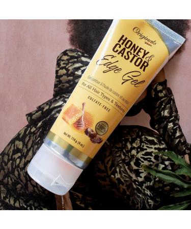 Africa's Best Originals Honey and Castor Edge Hair Gel - Sulfate-Free 4 oz - Buy Online on GoSupps.com