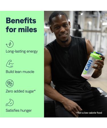 UCAN Energy + Whey Protein Powder - 19g Protein Amino Acids Keto-Friendly No Sugar Gluten-Free - Cookies & Cream - 12 Servings - Buy Online on GoSupps.com