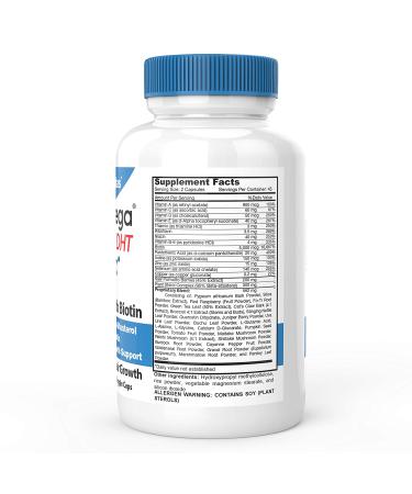 DrFormulas DHT Blocker for Men and Women | HairOmega Advanced Hair Growth Supplements with Biotin 5000 mcg | Hair Loss Vitamins | 90 Count - 45 Day Supply - Buy Online on GoSupps.com
