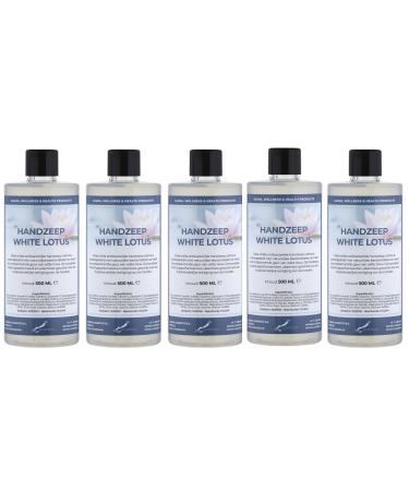 Claudius White Lotus Hand Soap 500ml - Pack of 5