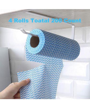 UKEENOR Disposable Dish Cloth Roll J Cloths Reusable Cleaning Cloth 200 Count Disposable Heavy Duty Dish Towels Reusable Kitchen J Cloth Quick-Dry 4 Rolls Blue - Buy Online on GoSupps.com