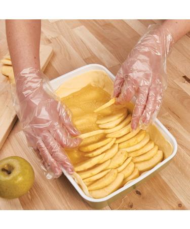 Spontex Essential Disposable Gloves - Latex-Free Transparent One Size 200 Pack | Versatile Multifuntional Gloves for All Needs - Buy Online on GoSupps.com