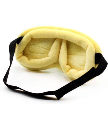 Wild Essentials Infinity Fleece Luxury Sleep Mask - Mellow Yellow - Buy Online on GoSupps.com