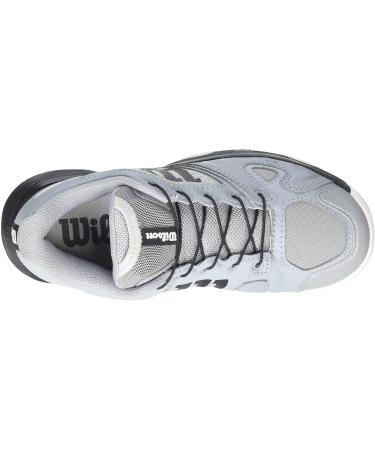 Wilson Youth Tennis Shoes RUSH PRO JR QL - All Surface Grey/Black/White Size 32 2/3 - Ideal for Every Player Type - Buy Online on GoSupps.com