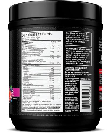 MuscleTech Platinum 100% EAA+ | Essential Amino Acids Supplement | Muscle Strength Builder | Fruit Punch Flavor | 30 Servings | International Shipping Available - Buy Online on GoSupps.com