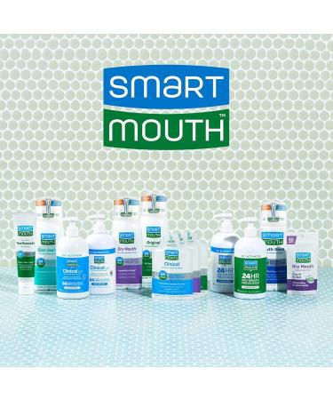 SmartMouth Original Activated Mouthwash Adult Mouthwash for Fresh Breath Oral Rinse for 24-Hour Bad Breath Relief with Twice Daily Use - Fresh Mint - 16 Fl Oz - Buy Online on GoSupps.com