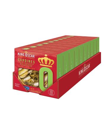 King Oscar Sardines in Extra Virgin Olive Oil with Manzanilla Olives â€“ 3.75 oz - Buy Online on GoSupps.com