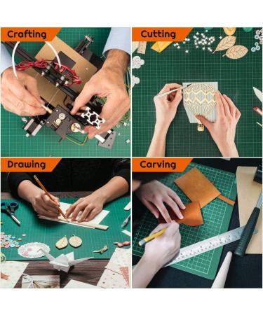 Anezus Self Healing Sewing Mat 12x18 Inch - Double Sided 5-Ply Craft Cutting Board | A3 18x12 Inches Rotary Cutting Mat for Sewing, Crafts, and Scrapbooking - Buy Online on GoSupps.com