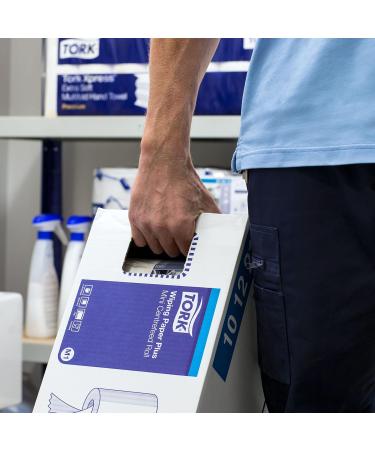 Tork 120123 Standard Paper Wipers M1 Mini - 11 Rolls 1-Layer 120m Unperforated White Paper Towels for Universal Use - International Shipping Available - Buy Online on GoSupps.com