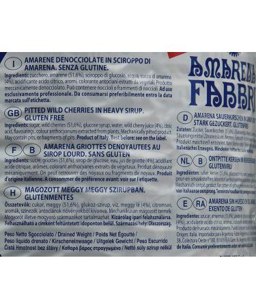 Fabbri Amarena Wild Cherries in Syrup 7 lbs - Gluten-Free, Non-GMO, Vegan | Food Service Size - Buy Online on GoSupps.com