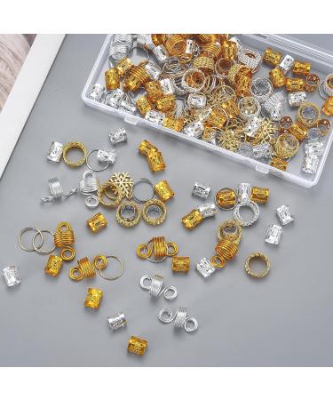 180 PCS Hair Jewelry for Braids - Dreadlocks Accessories for Women & Girls - Braid Cuffs, Rings, Clips, Beads & Charms - Buy Online on GoSupps.com