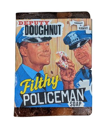 Filthy Policeman All Natural Vanilla Spice Soap Bar Brown